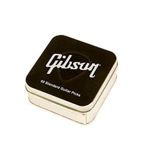 Gibson APRGG50-74T Thin Standard Tin Pack of 50 Black Guitar Pick
